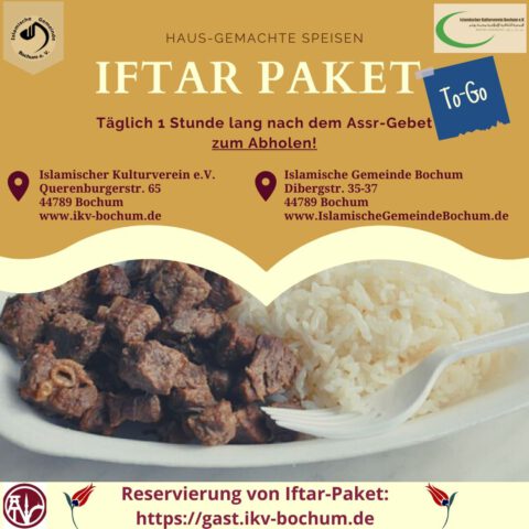 Kostenlose Iftar-Pakete Ramadan 2021